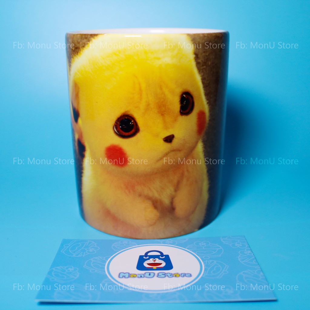 Ly sứ hoạt hình PIKACHU dễ thương cute (ly thường, ly huyền ảo)