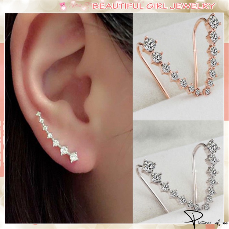 Bông tai tạo hình 7 ngôi sao thời trang cho nữ