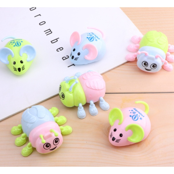 Đồ Chơi Trẻ Em Xe Đẩy Trớn Bánh Đà Hình Con Nhện Con Chuột thú vị