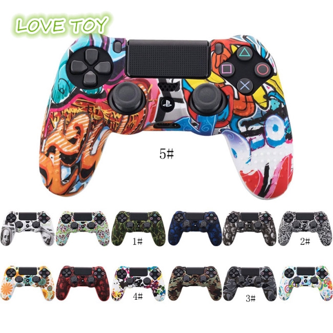 Vỏ Bọc Silicon Họa Tiết Rằn Ri Cho Tay Cầm Chơi Game Sony Ps4 Slim / Pro Dualshock4