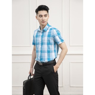 Áo sơ mi ngắn tay nam aristino ass163s1