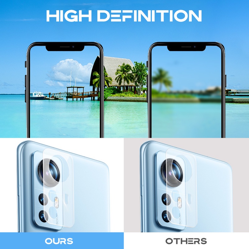 Miếng Dán Cường Lực Bảo Vệ Toàn Màn Hình Chống Bụi Chống Nước Cho Xiaomi 12 Pro / Xiaomi 12 / 12X