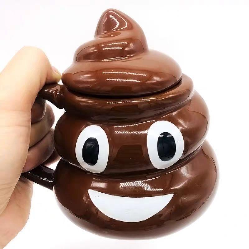 Cốc Sứ Hình Cục Phân Vui Nhộn Dễ Thương Dùng Làm Quà Tặng Sinh Nhật