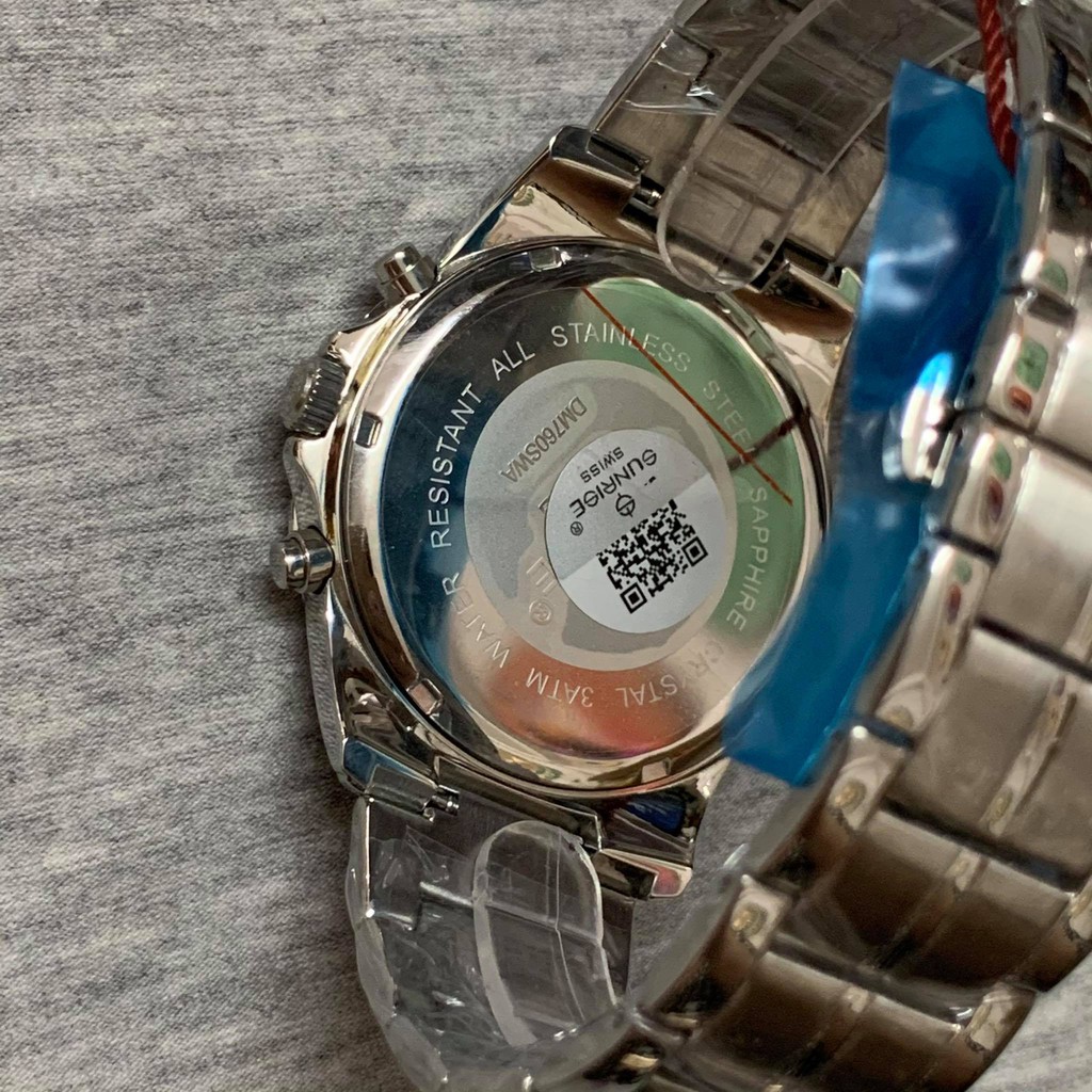 Đồng hồ Sunrise Nam chính hãng Nhật Bản M760D.T - kính saphire chống trầy - bảo hành