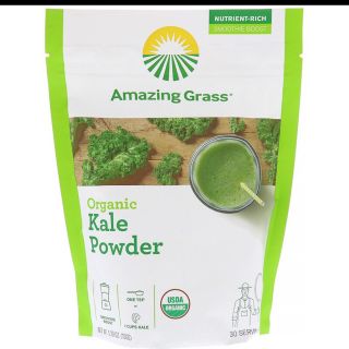 Bột cải xoăn kale hữu cơ Amazing Grass hữu cơ chia nhỏ 25g