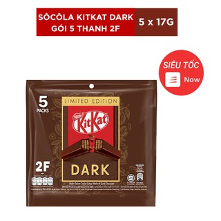 SOCOLA KITKAT DARK GÓI 5 THANH 2F - 5 x 17G