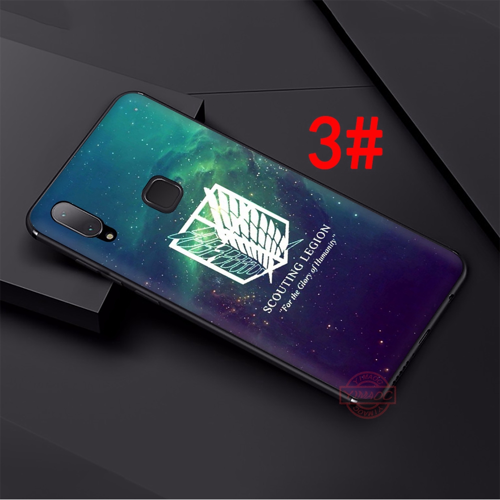 Ốp điện thoại anime attack on Titan đẹp mắt cho Vivo V5 Lite V5s V7 Plus V9 V11 V15 Pro Y66 Y67 Y75 Y79 Y85 Y89