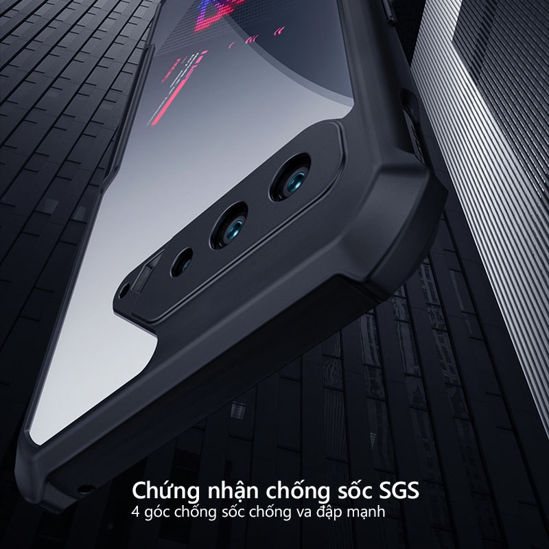 Ốp lưng XUNDD ASUS ROG Phone 5 / 5S Mặt lưng trong, Viền TPU, Chống sốc