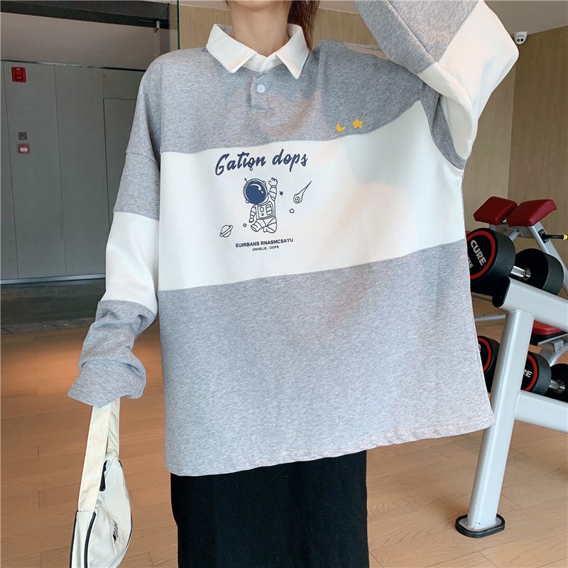 [ORD TAOBAO] POLO TAY DÀI - POLO ULZZANG - ÁO POLO SỌC - SWEATER CÓ CỔ