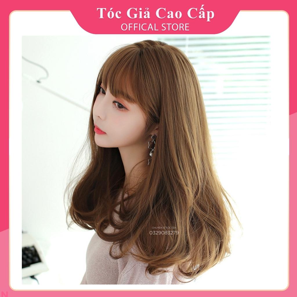 Tóc nguyên đầu xoăn 40cm