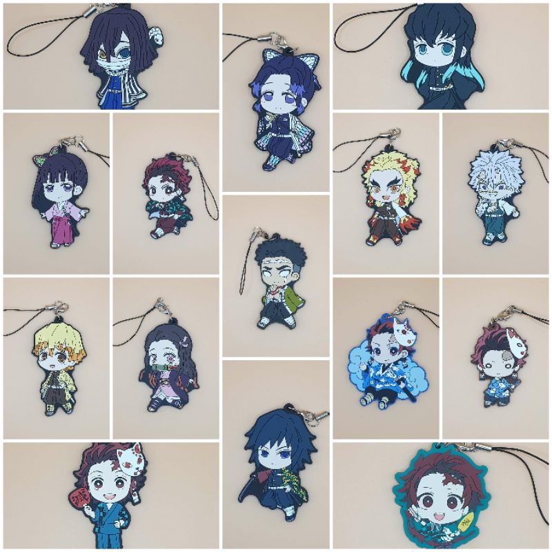Móc chìa khóa các nhân vật chính hãng Kimetsu no Yaiba