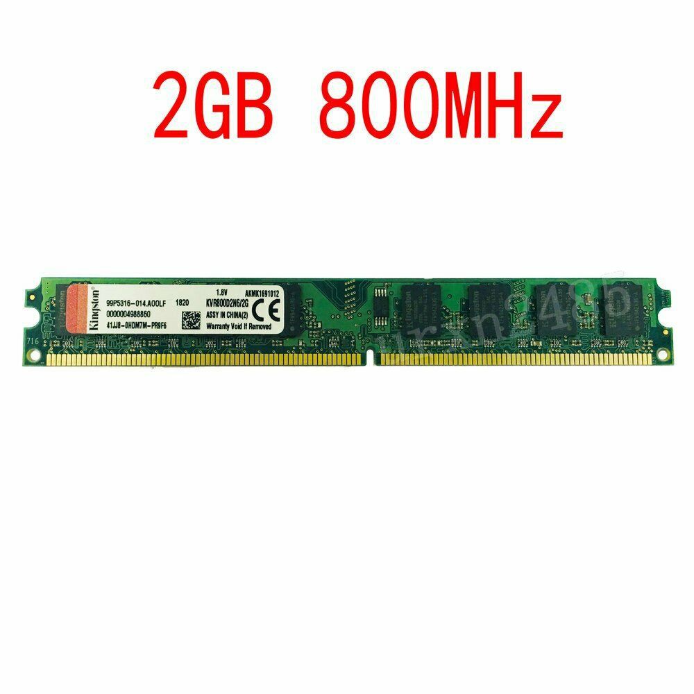 Thẻ Nhớ Kingston 2GB DDR2 RAM 800MHz Cho PC RAM PC2-6400U