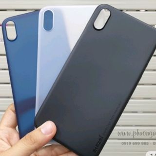 Ốp lưng nhám siêu mỏng iphonr XS MAX hiệu memumi cho