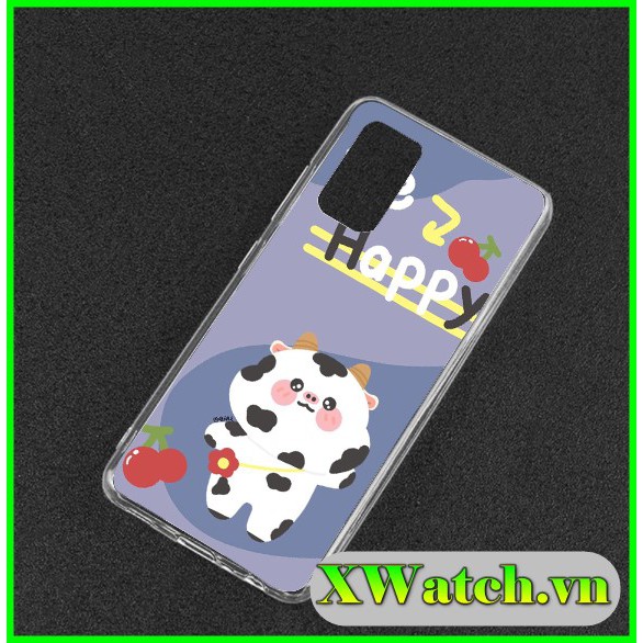 Ốp silicon in hình Bò sữa Realme 9 pro Q3 Q3 pro Realme 8 8 pro 4g Realme C20 Q2 Q2 pro C25 C20 C35 C21y