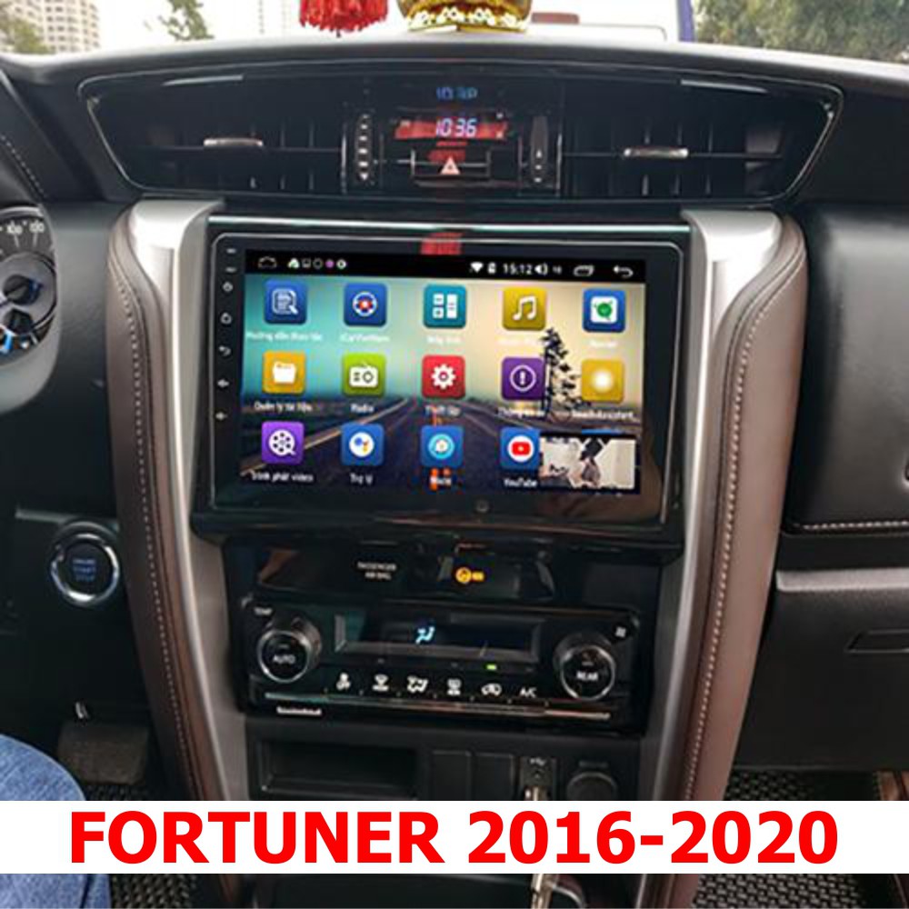 Màn Hình 9 inch Cho Xe FORTUNER 2016-2020 Chạy Android Tiếng Việt - Đầu DVD Android Kèm Mặt Dưỡng FORTUNER