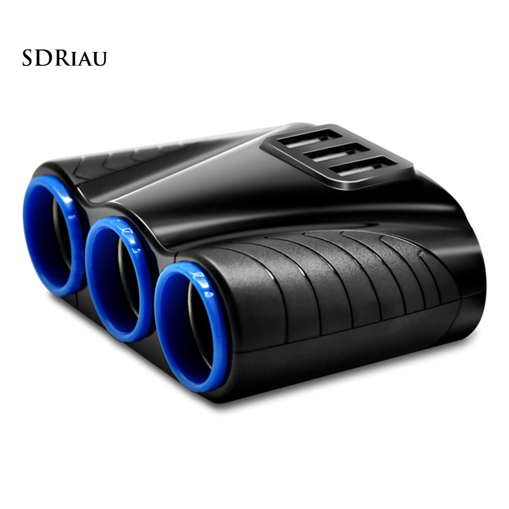 Tẩu sạc ô tô ba chiều 12-24V