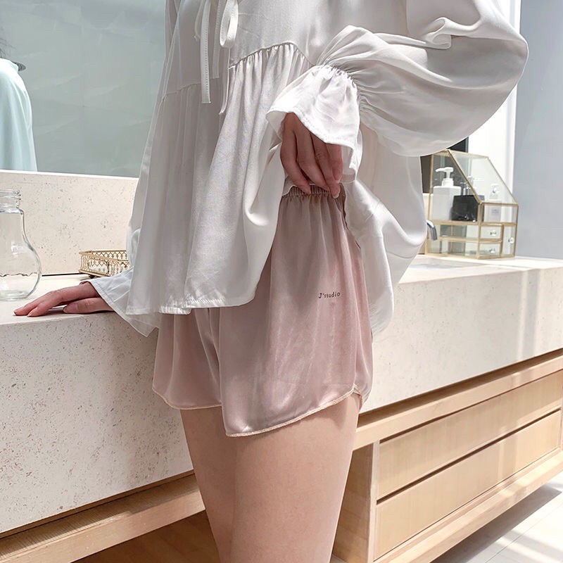 Quần ngủ lụa mát lạnh Ciaociao mã LDT05 màu trắng hồng đen khói nâu vàng nhạt