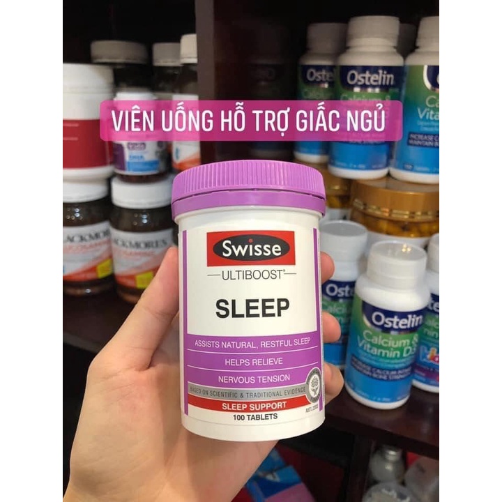 Ngủ ngon sleep swisse - Swisse Ultiboost Sleep hỗ trợ ngủ ngon, 60 viên - 100 viên