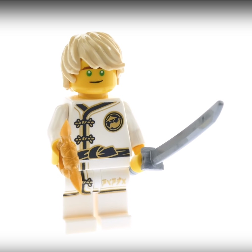 New Genuine LEGO Ninjago White Llloyd Minifigure