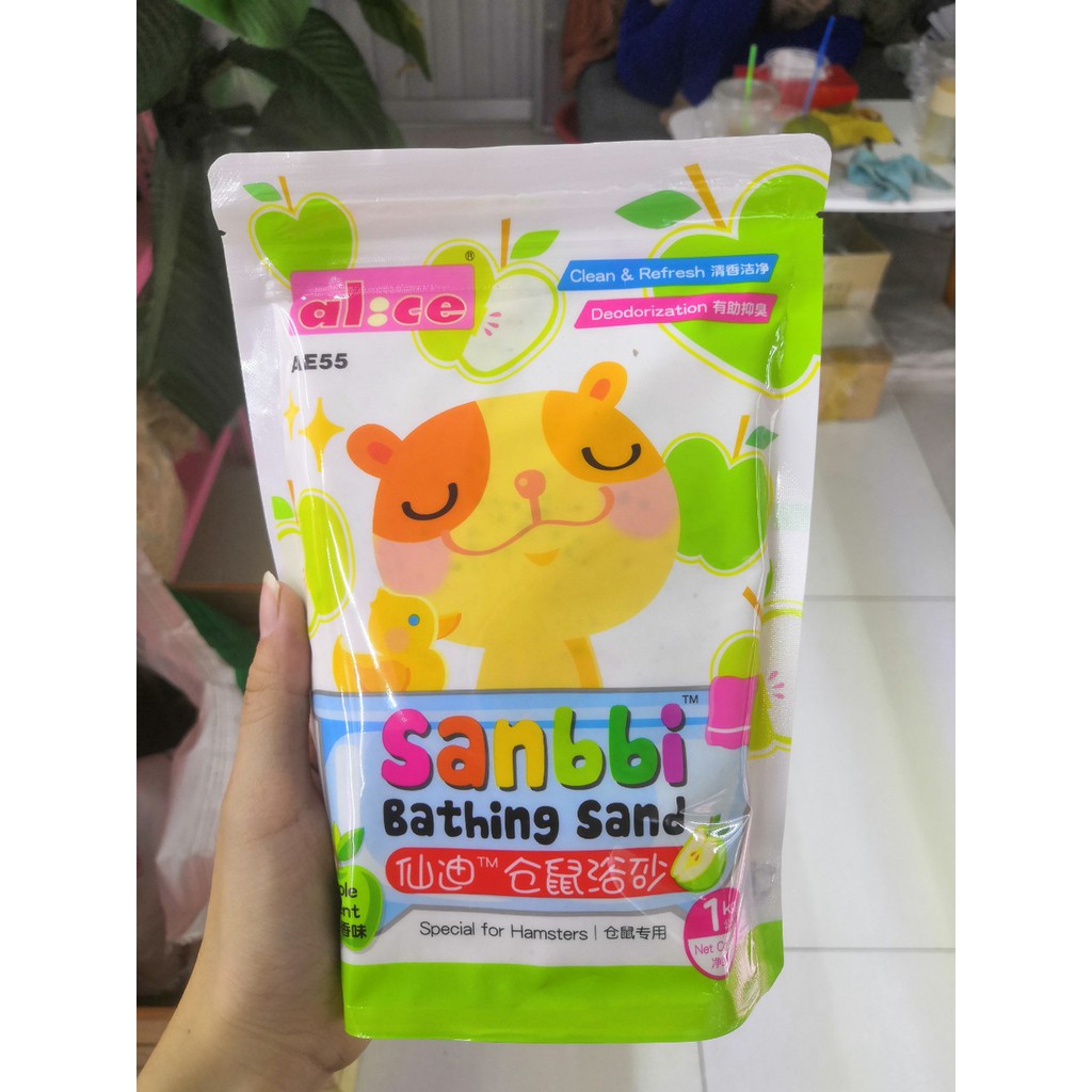 Cát tắm Alice gói lớn 1kg