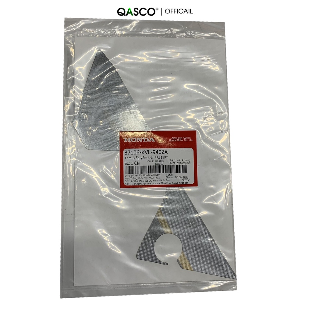 Tem B ốp yếm trái HONDAFuture  QA(87106KVL940ZA)