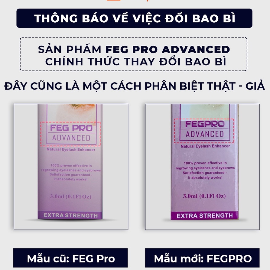 Combo Serum Dưỡng Mi FEG Toàn Diện - Mi dài,dày cong vút sau 14 ngày