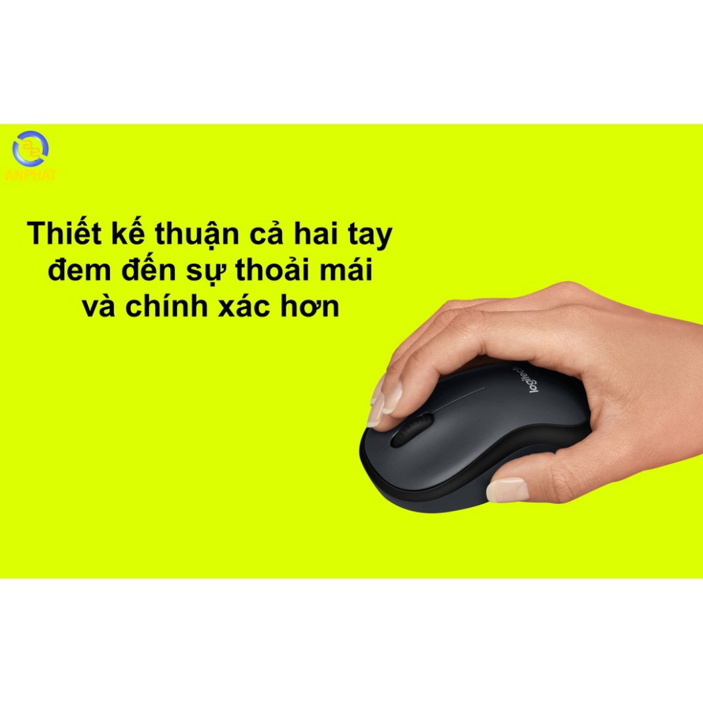 Chuột không dây Logitech M221 (Silent Mouse) - Bảo hành 12 tháng