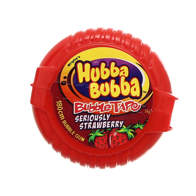 Kẹo sing-gum Hubba Bubba vị dâu tây hộp 56g