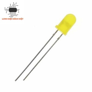 Led 5mm vàng đục túi 10c
