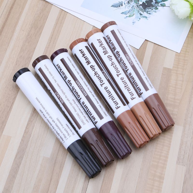 Set 13 Que Sáp Đánh Dấu Vết Trầy Trên Sàn Gỗ Kèm Đồ Mài