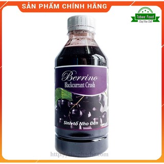 Berrino nho đen 1 lít - nguyên liệu pha chế sinh tố - nước trái cây thơm ngon tuyệt hảo
