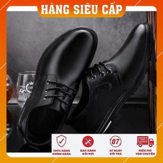 Giày Da Thắt Dây Phong Cách Hàn Quốc Trẻ Trung Dành Cho Nam