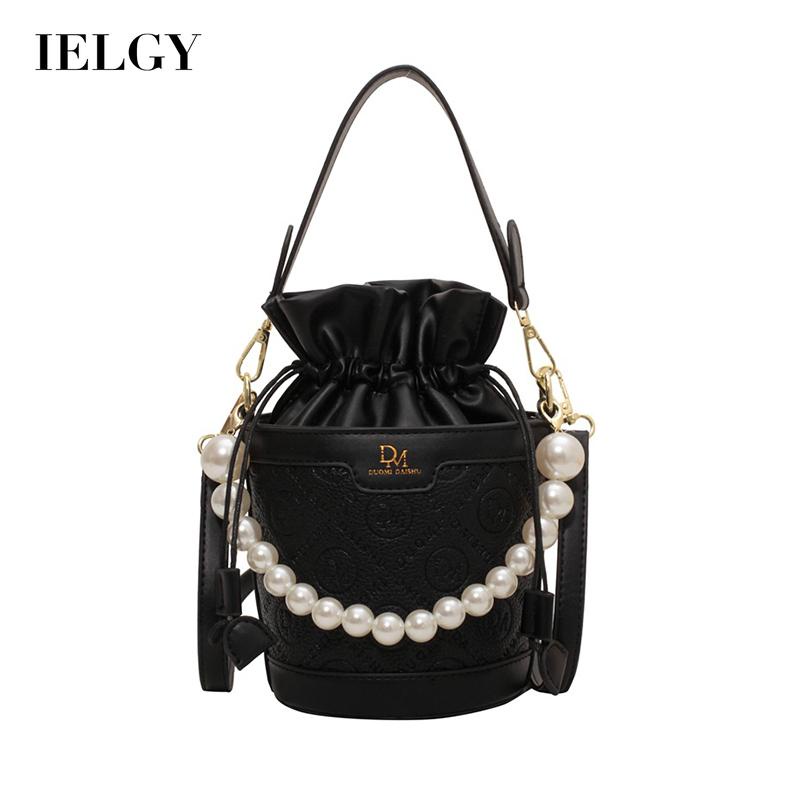Túi đeo chéo IELGY đính ngọc trai cao cấp thời trang dành cho nữ