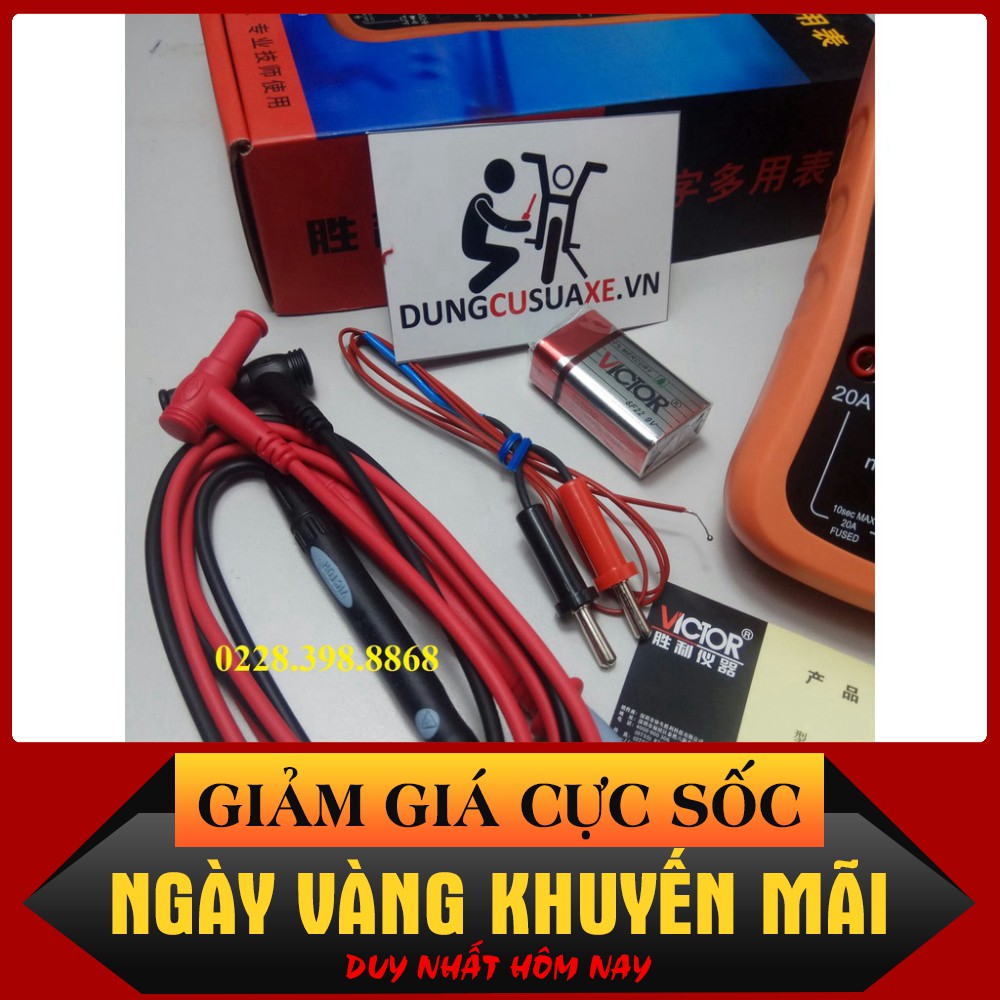 Đồng hồ vạn năng điện tử hiển thị số VICTOR VC890C +