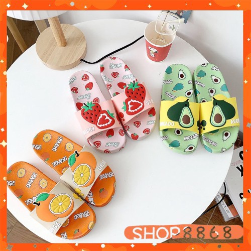 Dép trái cây nhiều màu cute - Shop8868