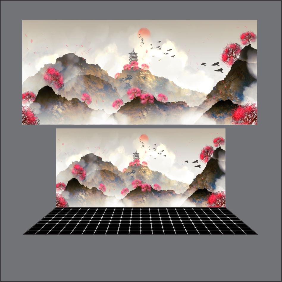 Decal dán hồ cá 3D nhiều kích thước giá rẻ_TRANH LƯNG