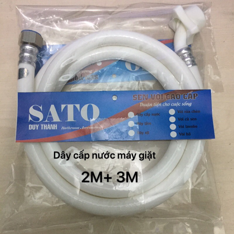 Dây Cấp Nước Máy Giặt Dài 1M5 ,2M,3M Ren Trong 21 Sen Xịt Shop