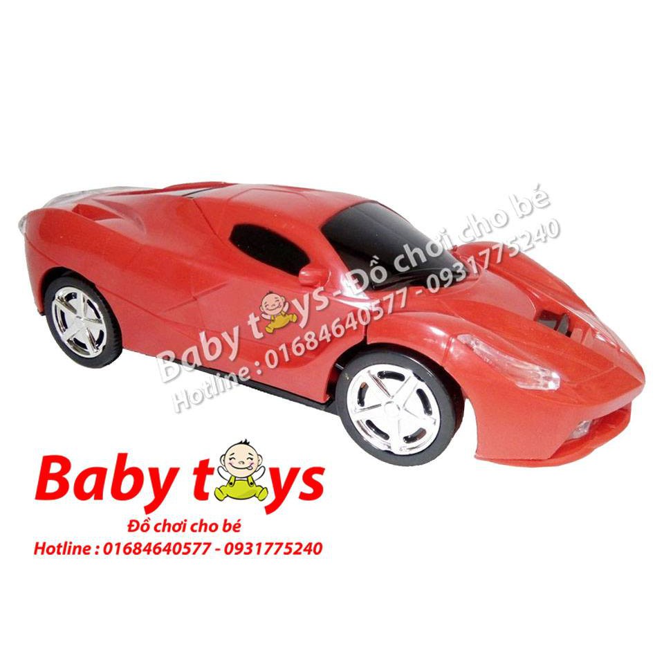 Xe Robot biến hình Racer Car FW2031: Dùng pin, có đèn, nhạc (Không kèm pin)