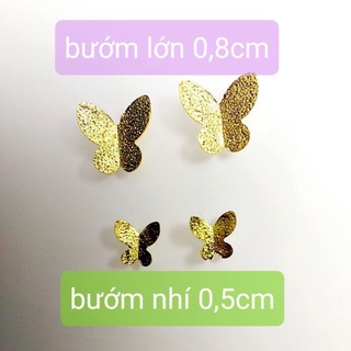 Charm Bướm 3d Mẫu 0,7cm( GIAO MÀU NGẪU NHIÊN )
