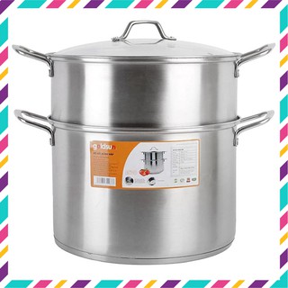 ✌hàng chĩnh hãng✌ bộ nồi xửng hấp inox goldsun gh26-2303sg 30cm