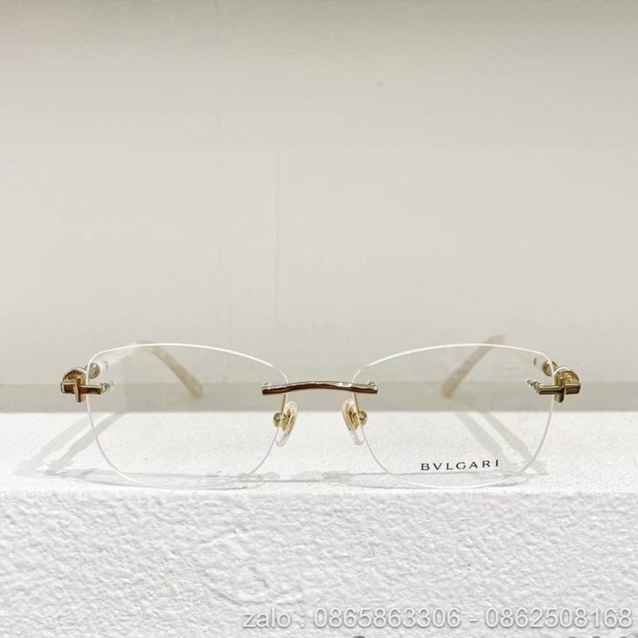 Kính khoan BVL.gari, gọng kính thời trang nam nữ, thay được tròng kính cận, hàng cao cấp, unisex - kinhmatmia