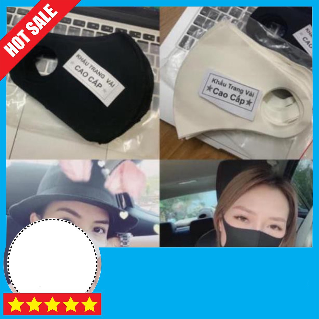 KHẨU TRANG SU 3D CHỐNG BỤI CHỐNG TIA UV (set 5 cái)