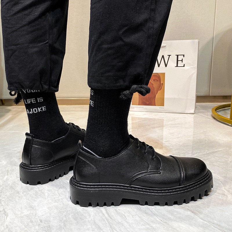 [ HÀNG ORDER ] [Da Xịn Không Nhăn] Giày Martin boots phong cách của ANH (đế cao 3cm.)