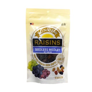 Nho Khô Mỹ Không Hạt Thập Cẩm Sunview Raisins Seedless Medley (túi 227g)