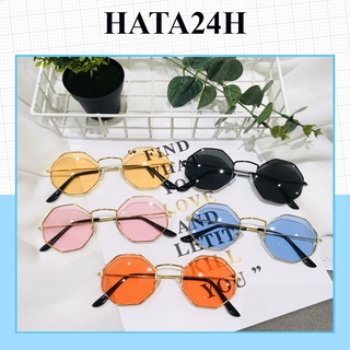MẮT KÍNH THỜI TRANG HOT TREND ĐA GIÁC 205 NHIỀU MÀU CỰC HOT - Hata24h