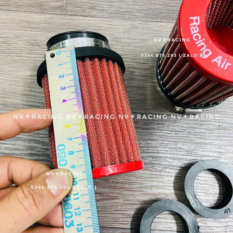 Lọc gió trụ Apido 2 họng 49mm hành chính hãng