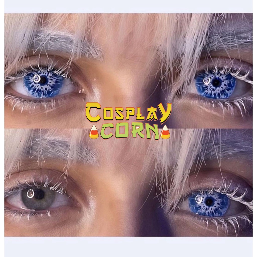 Cặp kính áp tròng hóa trang nhân vật Gojo trong Jujutsu Kaisen