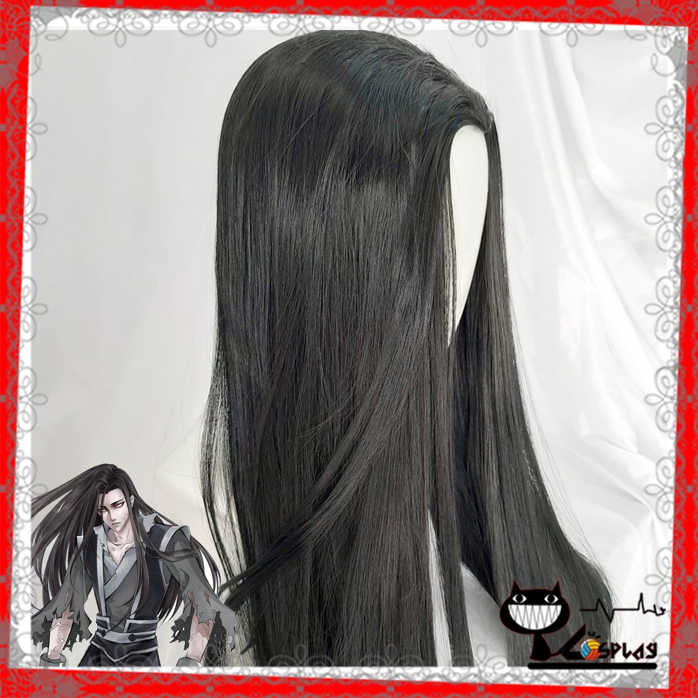 [Sẵn] Wig/tóc giả cổ trang cosplay Ôn Ninh (Quỷ Tướng Quân) - Ma Đạo Tổ Sư màu đen tại Miu Cosplay