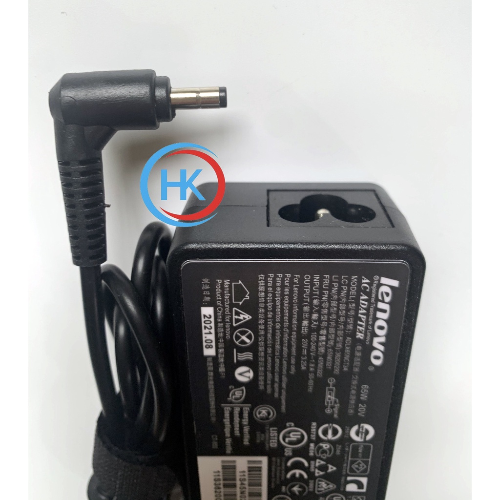 Sạc Laptop Lenovo Ideapad 20V-3.25A 65W Lenovo ideapad 100-14 110-14 110-15 320s-14 320s-15 510-14 710s-14 L340-15