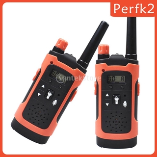 2Pcs Walkie Talkie Indoor Outdoor Kids Children Toy Yellow